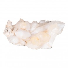 Rock crystal geode sculpture
